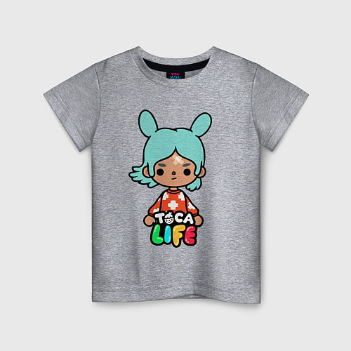 Детская футболка Toca Life: Rita / Меланж – фото 1