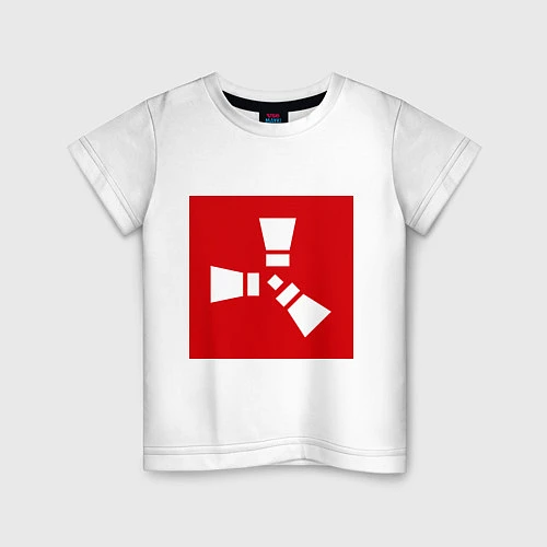 Детская футболка Rust / Белый – фото 1