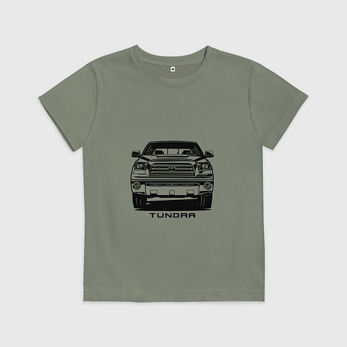 Детская футболка Тойота Тундра / Авокадо – фото 1