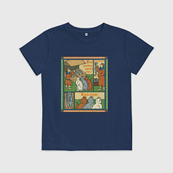 Детская футболка Рыбов продаёте Красивое мем в средневековом стиле