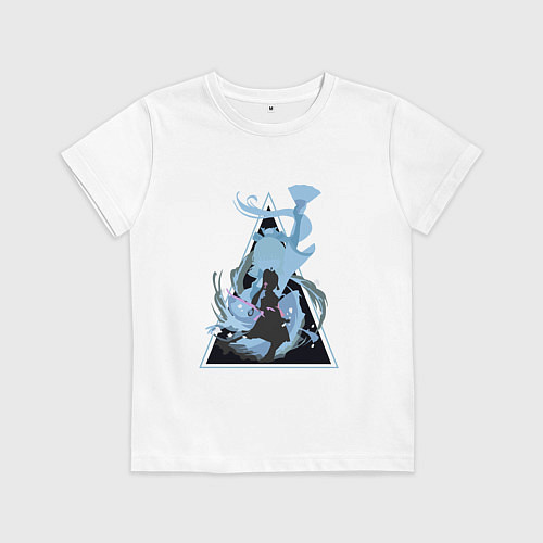 Детская футболка Genshin Impact AyakaАяка / Белый – фото 1