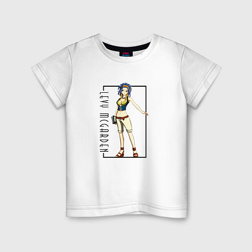 Детская футболка Леви МакГарден Хвост феи / Белый – фото 1