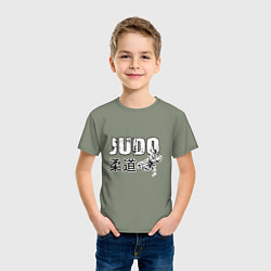Футболка хлопковая детская Style Judo, цвет: авокадо — фото 2