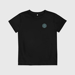 Футболка хлопковая детская Genshin Impact KRIO USER, цвет: черный