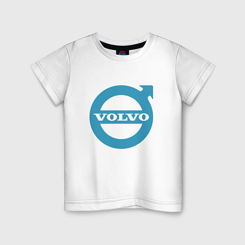 Детская футболка Volvo логотип / Белый – фото 1