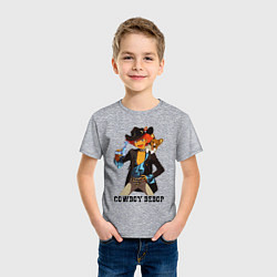 Футболка хлопковая детская Edward Ein, цвет: меланж — фото 2