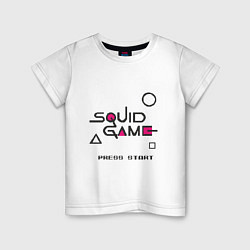 Детская футболка Squid Game - Press Start
