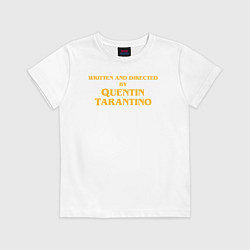 Детская футболка Directed by Quentin Tarantino