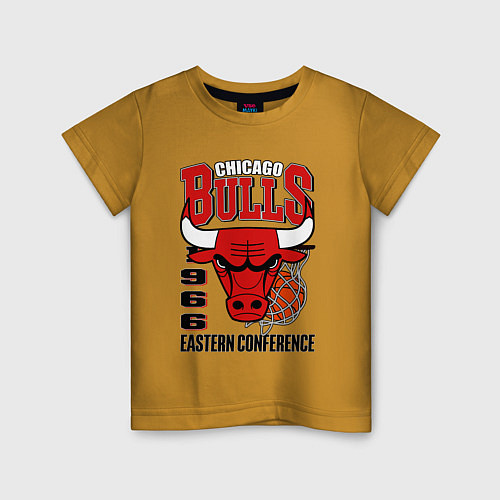 Детская футболка Chicago Bulls NBA / Горчичный – фото 1