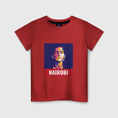 Детская футболка Nairobi - Money Heist / Красный – фото 1