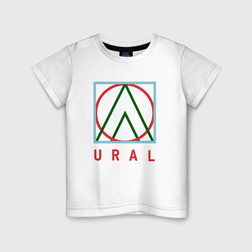 Детская футболка Ural mountains / Белый – фото 1