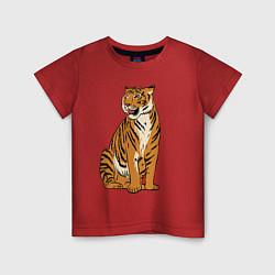 Детская футболка Дерзкая независимая тигрица