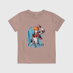 Детская футболка Тарталья Tartaglia Genshin Impact