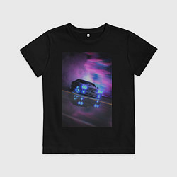 Детская футболка Авто в неоне