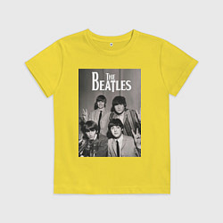 Футболка хлопковая детская Легендарные музыканты, цвет: желтый
