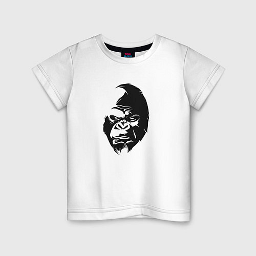 Детская футболка Angry Monkey Cotton Theme / Белый – фото 1