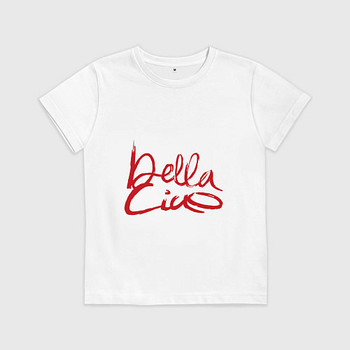 Детская футболка Bella - Ciao / Белый – фото 1