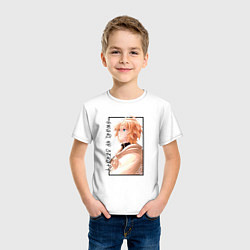 Футболка хлопковая детская Последний Серафим Микаэла Хякуя, цвет: белый — фото 2