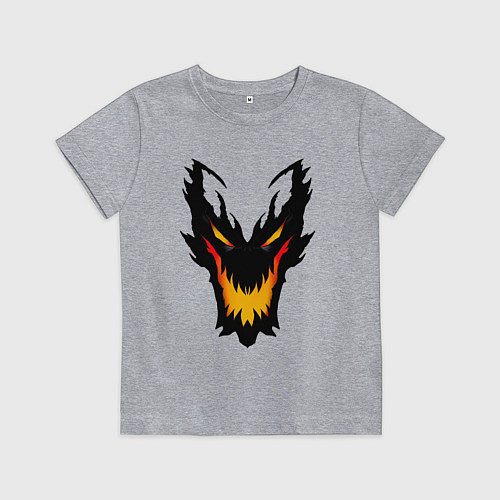 Детская футболка ЛИЦО SHADOW FIEND DOTA2 / Меланж – фото 1