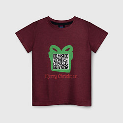 Детская футболка QR Christmas