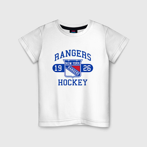 Детская футболка Нью Йорк Рейнджерс, New York Rangers / Белый – фото 1