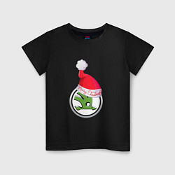 Футболка хлопковая детская Skoda Merry Christmas, цвет: черный