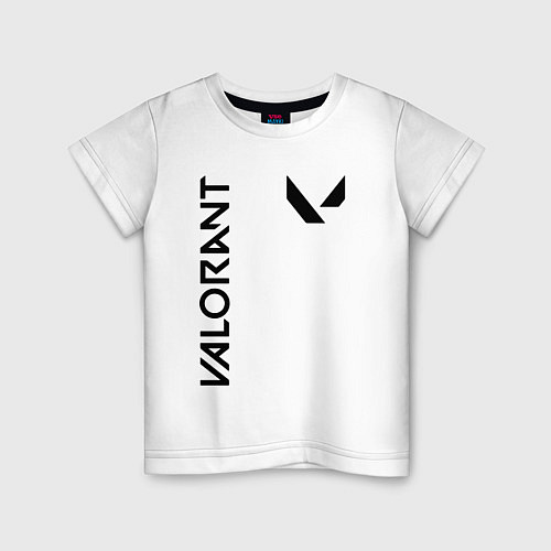 Детская футболка Valorant геймплей / Белый – фото 1