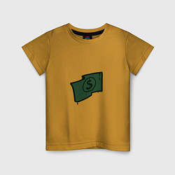 Детская футболка Граффити доллар