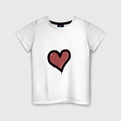 Детская футболка Граффити Сердце
