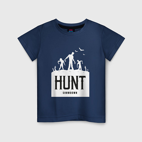 Детская футболка Выходим на охоту / Тёмно-синий – фото 1