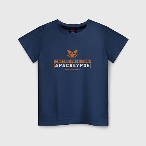 Детская футболка Apacalypse State of Decay / Тёмно-синий – фото 1