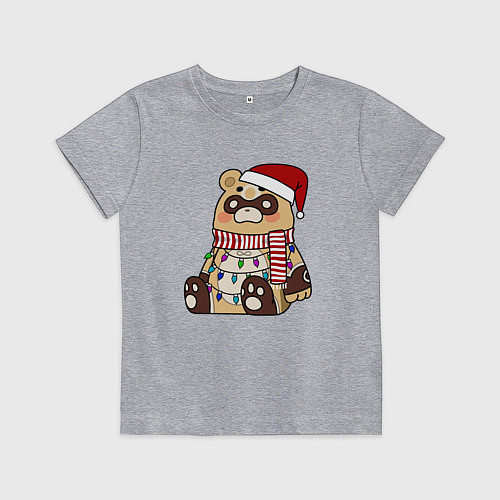 Детская футболка ГОБА БОГ ОЧАГА НОВОГОДНИЙ / Меланж – фото 1