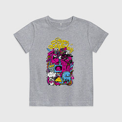 Футболка хлопковая детская Happy Birthday to you!, цвет: меланж