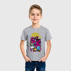 Футболка хлопковая детская Happy Birthday to you!, цвет: меланж — фото 2