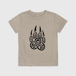 Детская футболка ВЕЛЕС РУНА ЧЁРНАЯ