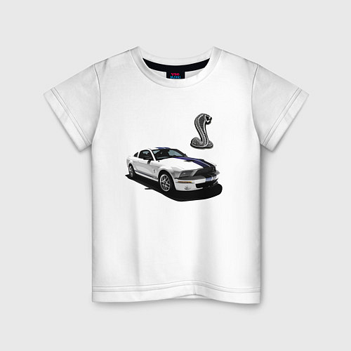 Детская футболка Shelby GT 500 / Белый – фото 1