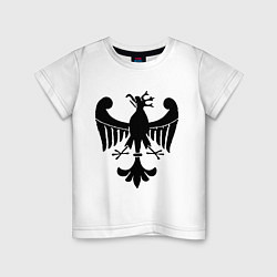 Детская футболка Средневековый рисунок орла
