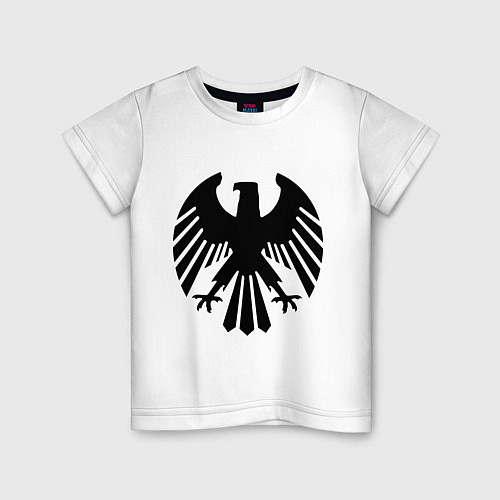 Детская футболка Немецкий гербовый орёл / Белый – фото 1