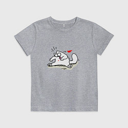 Детская футболка Кот Саймон Сердечко Love