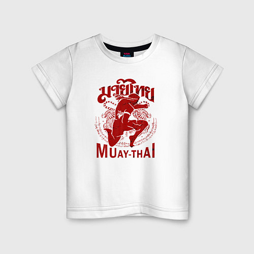 Детская футболка Muay Thai Thailand / Белый – фото 1