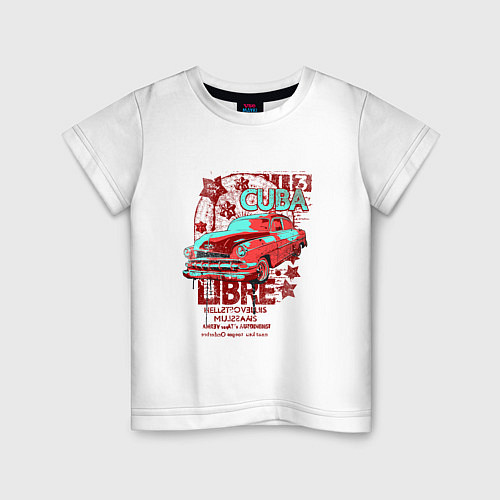 Детская футболка Cuba libre! / Белый – фото 1