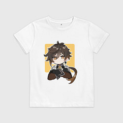 Детская футболка Задумчивый Чжун Ли