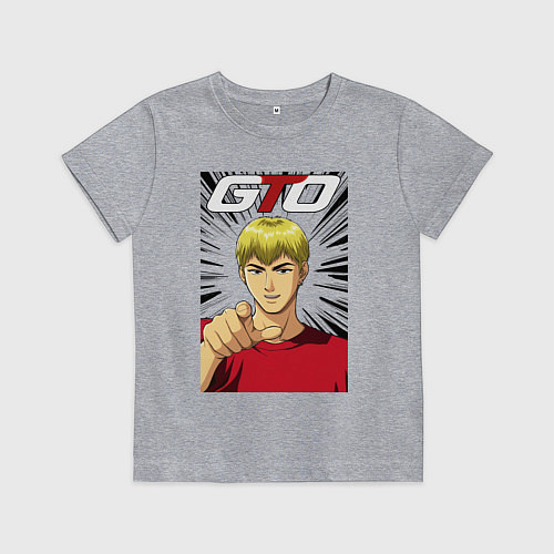 Детская футболка Eikichi finger / Меланж – фото 1