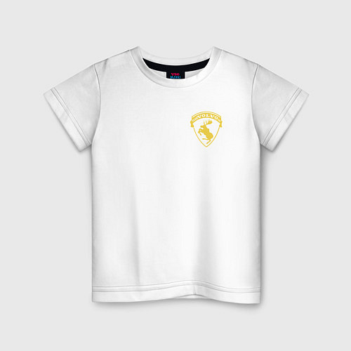 Детская футболка VOLVO Логотип / Белый – фото 1