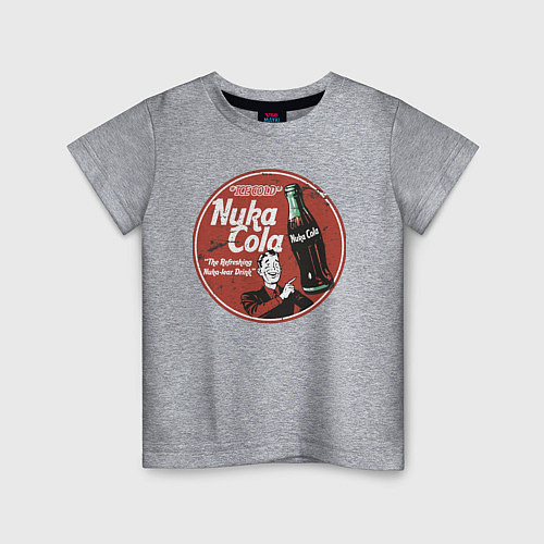 Детская футболка Nuka Cola Ice Cold Retro / Меланж – фото 1
