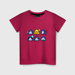 Детская футболка Значки на Ворона Пины Бравл Старс