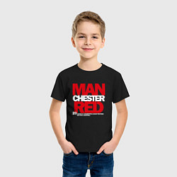 Футболка хлопковая детская MANCHESTER UNITED RED Манчестер Юнайтед, цвет: черный — фото 2