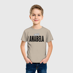 Футболка хлопковая детская Unreal Anabela, цвет: миндальный — фото 2