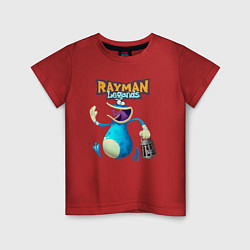 Футболка хлопковая детская Globox с фонарем Rayman, цвет: красный