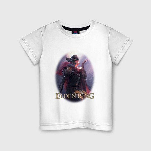 Детская футболка Elden Ring овал Элден ринг / Белый – фото 1